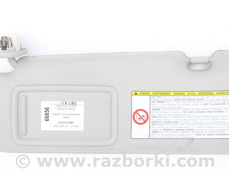 ФОТО Козырек солнцезащитный левый для Toyota Prius III XW30 (09-15) Київ