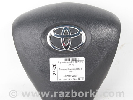 ФОТО Подушка безопасности в руль для Toyota Corolla E140/E150 (11.2006-08.2013) Київ