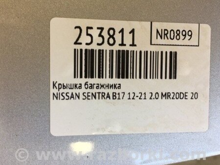 ФОТО Кришка багажника для Nissan Sentra B16 (06-10) Київ