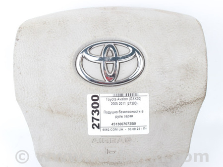 ФОТО Подушка безопасности в руль серая для Toyota Avalon XX30 (12.2004-10.2012) Київ
