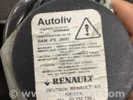 ФОТО Ремень безопасности пассажира для Renault Megane 3 (08-16) Київ