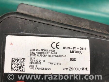 ФОТО Подушка безпеки в сидінні для Volkswagen Beetle A5 5C1 (09.2011-11.2016) Київ