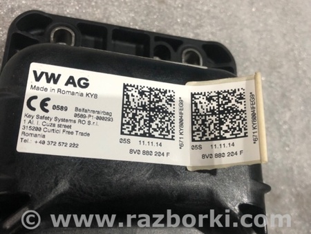 ФОТО Подушка безопасности для Audi (Ауди) A3 III 8V (12-20) Київ