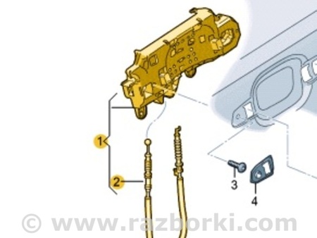 ФОТО Кронштейн ручки двери для Audi (Ауди) A4 V B9 - 8W (2015-) Київ
