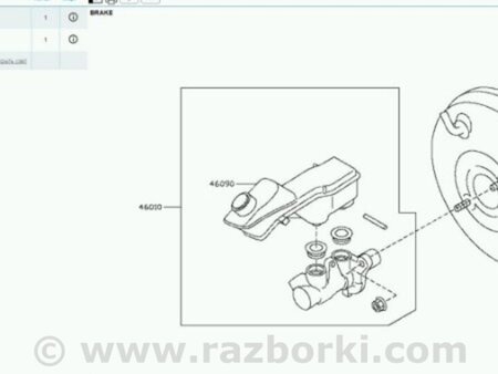 ФОТО Вакуумный усилитель тормозов для Infiniti QX50 II II P71A (17-25) Київ