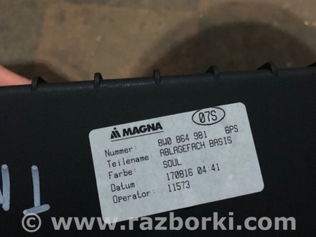 ФОТО Накладка центральной консоли для Audi (Ауди) A4 V B9 - 8W (2015-) Київ