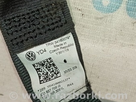 ФОТО Ремень безопасности для Volkswagen Tiguan (11-17) Одеса