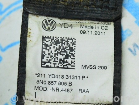 ФОТО Ремень безопасности для Volkswagen Tiguan (11-17) Одеса