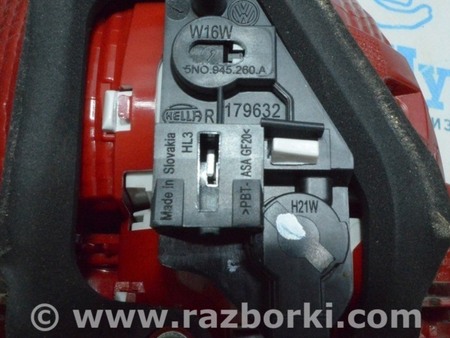 ФОТО Оптика задняя для Volkswagen Tiguan (11-17) Одеса