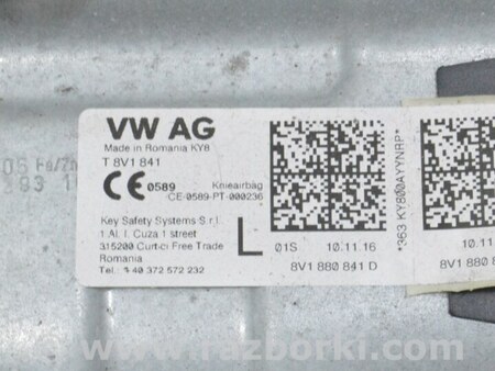 ФОТО Безопасность / airbags для Audi (Ауди) A3 III 8V (12-20) Одеса