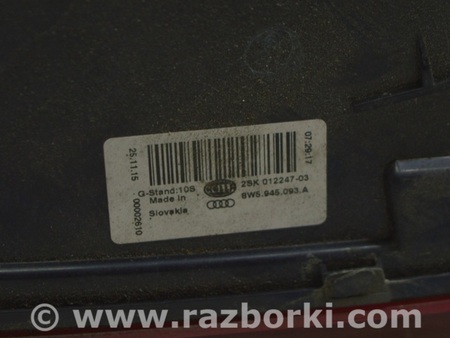 ФОТО Оптика задняя для Audi (Ауди) A4 V B9 - 8W (2015-) Одеса