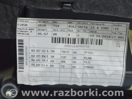 ФОТО Дверь передняя правая для Audi (Ауди) A6 C7 4G (11-18) Одеса