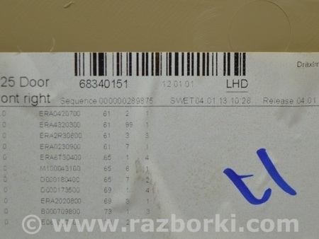 ФОТО Дверь передняя правая для BMW X3 II F25 (10-17) Одеса