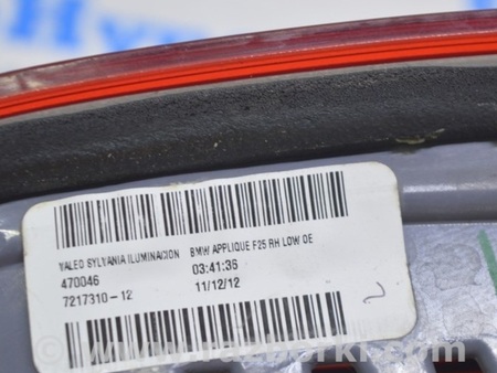 ФОТО Оптика задняя для BMW X3 II F25 (10-17) Одеса