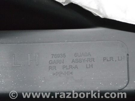ФОТО Отделка стоек и проемов для Nissan Qashqai J12 (2021-) Одеса