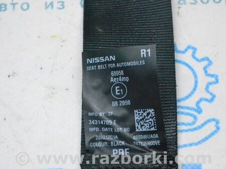 ФОТО Ремень безопасности для Nissan Qashqai J12 (2021-) Одеса