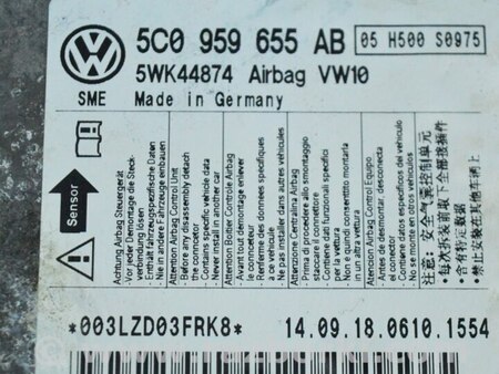 ФОТО Сенсор airbag для Volkswagen Jetta 6 NF (06.2010 - 04.2019) Одеса
