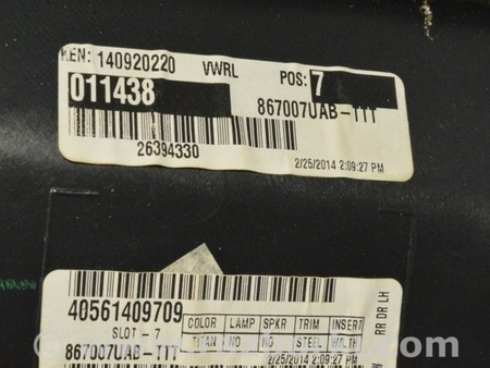 ФОТО Дверь задняя левая для Volkswagen Passat B7 (09.2010-06.2015) Одеса