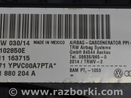 ФОТО Безопасность / airbags для Volkswagen Passat B7 (09.2010-06.2015) Одеса