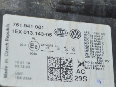 ФОТО Оптика передняя для Volkswagen Touareg (18-...) Одеса