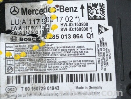 ФОТО Сенсор airbag для Infiniti QX30 (15-19) Одеса
