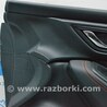 ФОТО Обшивка двери карточка перед прав 02 красная строчка Sport для Subaru Forester SK S14 (18-24) Одеса