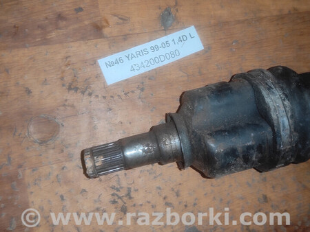 ФОТО No46 Напівось ліва 434200D080 для 1.4D 99-05 для Toyota Yaris (05-11) Львів