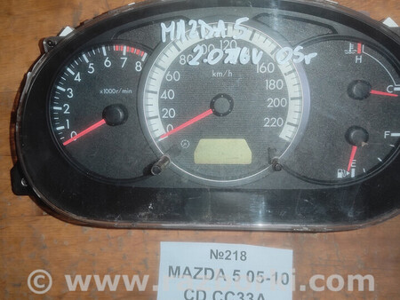 ФОТО №218 Панель приборів/спідометр CD CC33A для 5 05-10 для Mazda 5 CR (2006-2010) Львів