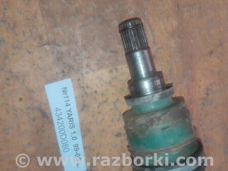 ФОТО №114 Піввісь ліва 434200D080 для 1.0 99-05 для Toyota Yaris (05-11) Львів