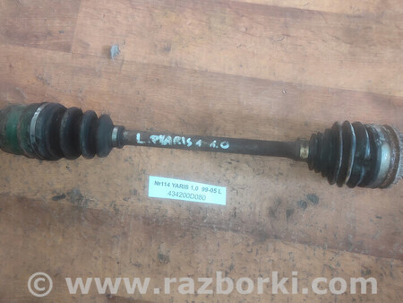 ФОТО №114 Піввісь ліва 434200D080 для 1.0 99-05 для Toyota Yaris (05-11) Львів