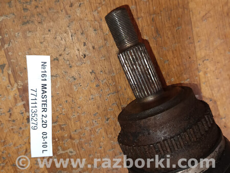 ФОТО №161 Піввісь ліва 7711135279 для Master 2.2D 03-10 для Renault Master Львів