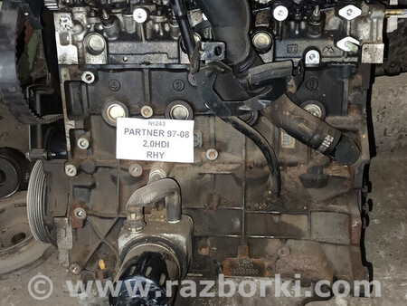 ФОТО №243 Двигун RHY для Partner 2.0HDI 97-08 для Peugeot Partner I M49 M59 (96-08) Львів