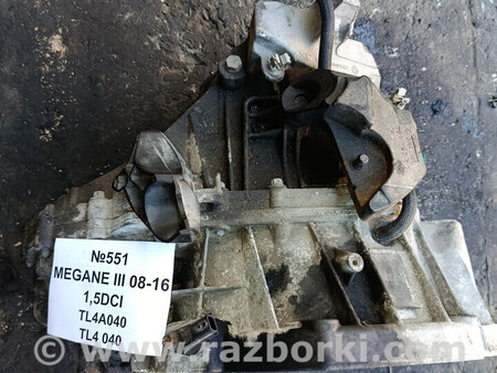 ФОТО №551 Коробка передач 1.5DCI TL4A040 TL4 040 для III 08-16 для Renault Megane (95-03) Львів