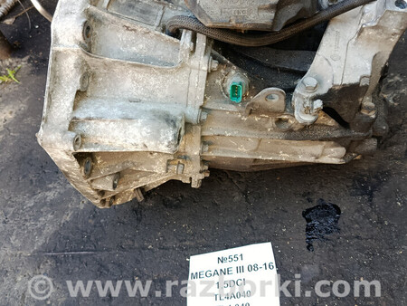 ФОТО №551 Коробка передач 1.5DCI TL4A040 TL4 040 для III 08-16 для Renault Megane (95-03) Львів