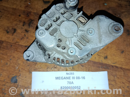 ФОТО №293 Генератор 70A 8200660052 для III 08-16 для Renault Megane (95-03) Львів