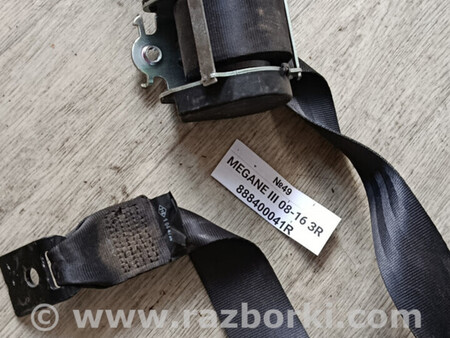 ФОТО №49 Ремінь безпеки задній правий 888400041R для Megane III 08-16 для Renault Megane (95-03) Львів