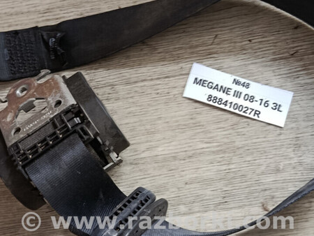 ФОТО №48 Ремінь безпеки задній лівий 888410027R для Megane III 08-16 для Renault Megane (95-03) Львів