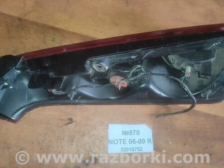ФОТО задній ліхтар правий для Nissan Note E11 (2006-2013) Львів