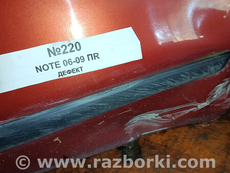 ФОТО Двері передні праві для Nissan Note E11 (2006-2013) Львів