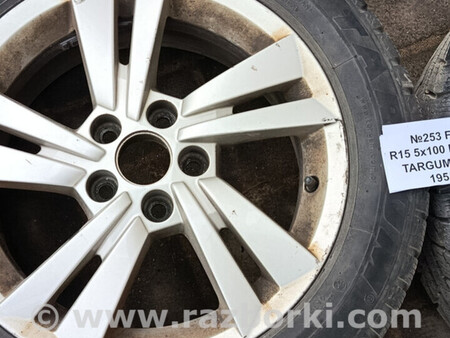 ФОТО Диски з Шинами Skoda III R15 5x100 ET38 6J 57.1 TARGUM WINTER 3 195/65/R15 для Volkswagen Fabia Львів