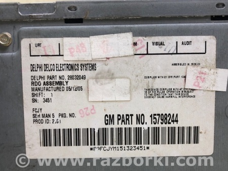 ФОТО Магнітола для Chevrolet Equinox I (04-09) Київ