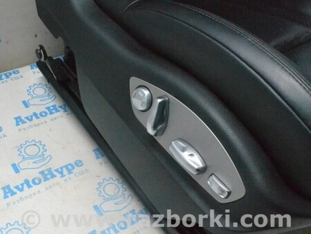ФОТО Пассажирское сидение с airbag электро подогрев кожа черная 02 идеал для Porsche Macan I 95B 2nd FL (21-26) Одеса