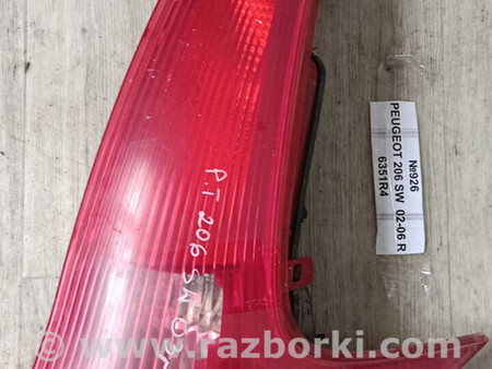 ФОТО Ліхтар задній правий 206 SW для Peugeot 206 Львів