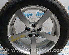 Диск колесный R18 x 8J ET21 серебро бордюрка 02 четвертый Porsche Macan I 95B 2nd FL (21-26)