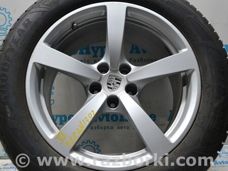 ФОТО Диск колесный R18 x 9J ET21 серебро 3 скола 02 третий для Porsche Macan I 95B 2nd FL (21-26) Одеса