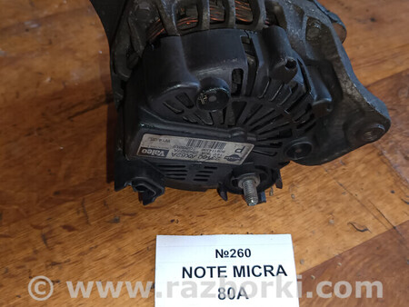 ФОТО Генератор 80A Note Micra для Nissan Micra Львів