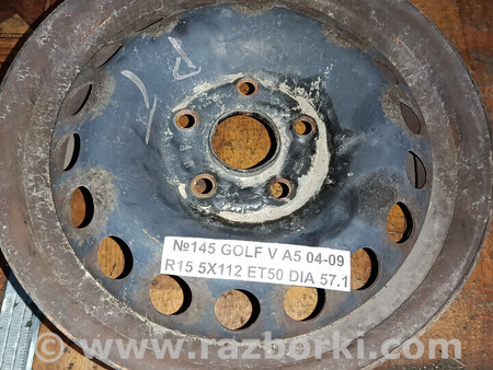 ФОТО Диск R15 5X112 ET50 DIA 57.1 Golf V A5 для Volkswagen Golf V Mk5 (03-08) Львів