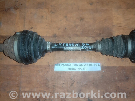 ФОТО Піввісь ліва Volkswagen PASSAT B6 CC A3 для Volkswagen Golf (різні не сортовані) Львів