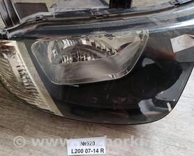 Фара права чорна Mitsubishi L200