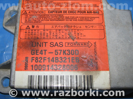 Блок управления AIRBAG для Mazda 626 GF/GW (1997-2002) Львов GE4T-57K30D, F82F14B321EB